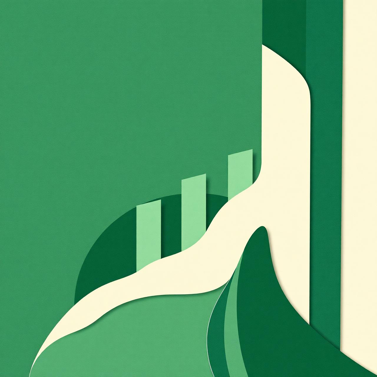 Editorial collage symbolizing career growth